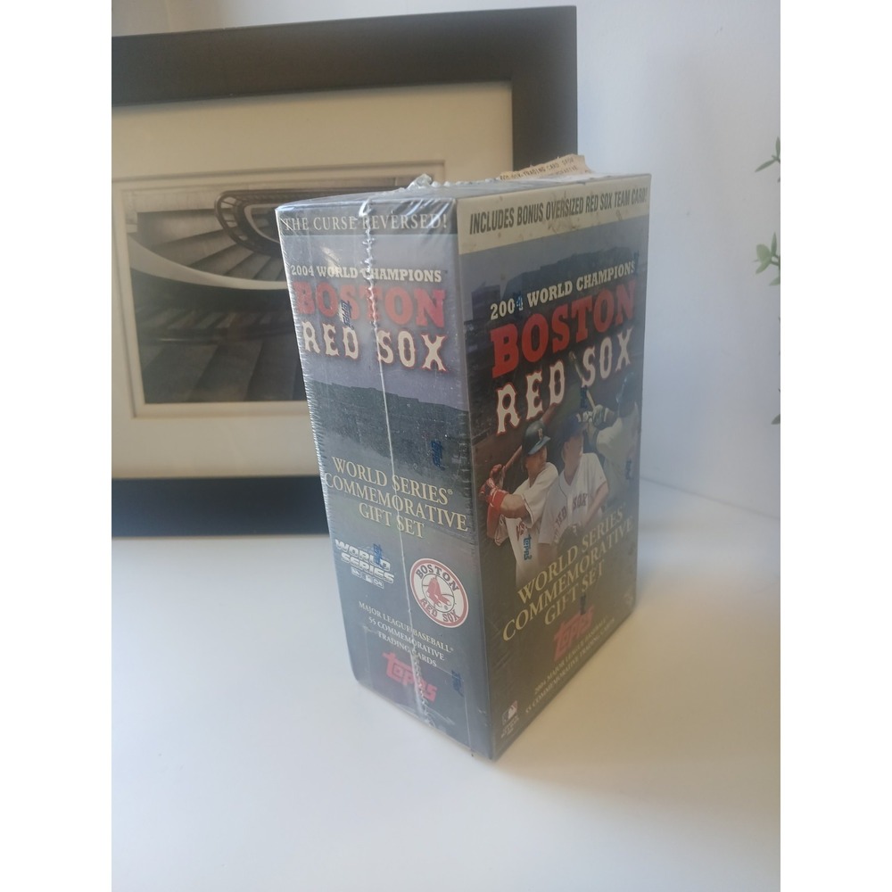 2004 Topps World Series Boston Red Sox Gift Set MLB Champions Sealed Box - Picture 2 of 7